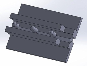 12mm pixel rgb broca guia de 2 polegadas espaçamento 1 a pvc as ferramentas perfuração led xlights 3d print model - Mito3D