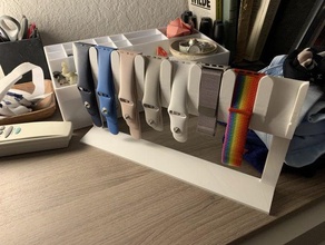 apple watch band stand holder organization organizer 3d print model - Mito3D