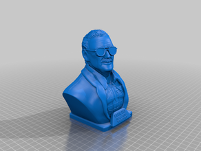 stan lee sculptures 3d print model - Mito3D