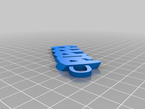 pippa Schlüsselanhänger kundengebundene 3d print model - Mito3D