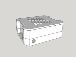 pibox4 rack electronics 3d print model - Mito3D