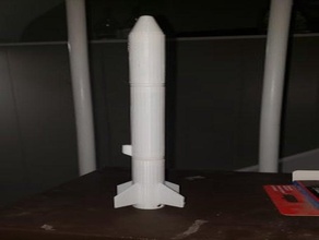 işleyen model 18x70mm motor roket araç b c 3d print model - Mito3D