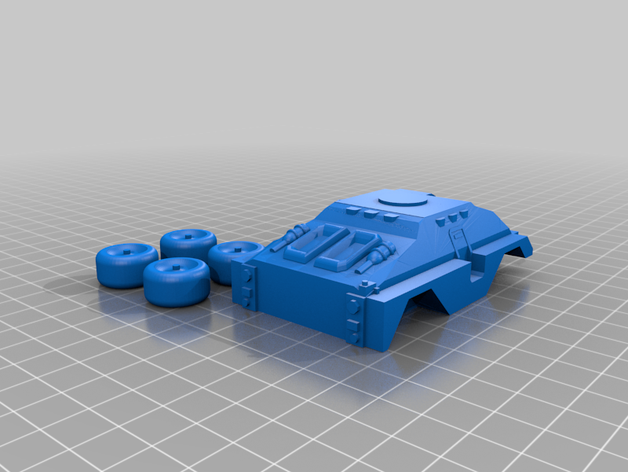 panzerwagen 01 vehicles 3D print model - Mito3D