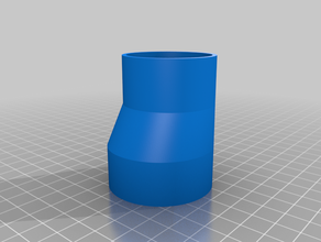 il mio personalizzato offset tubo reducerv2 parti su misura 3d print model - Mito3D