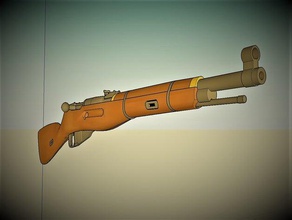 mosin nagant modèle 1938 carabine échelle de 1 à 4 analyses & répliques arme feu 3d print model - Mito3D