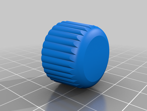 knob d shape rotary encoder parts button cupcake shaft potentiometer 3d print model - Mito3D