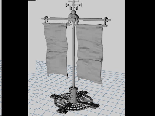 sci-fi bayrak 3d baskı 3D print model - Mito3D