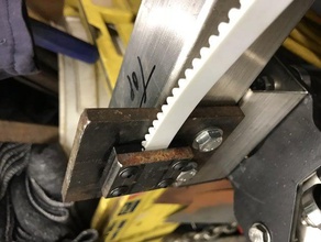 t5 belt 5mm pitch fixing plates cnc machines machine tools 3d print model - Mito3D