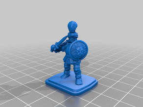 heroquest men arms toy & game accessories 28mm miniature morcar wizard 3d print model - Mito3D