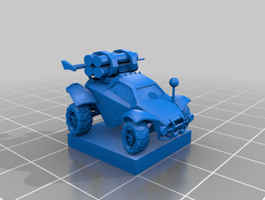 gaslands rc araba oyunlar silah 3d print model - Mito3D