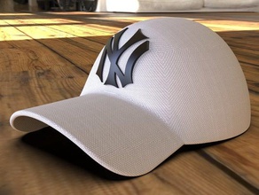 casquette de baseball modèles new york 3d print model - Mito3D