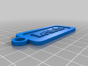 lassen Sie cia Schlüsselanhänger kundengebundene 3d print model - Mito3D