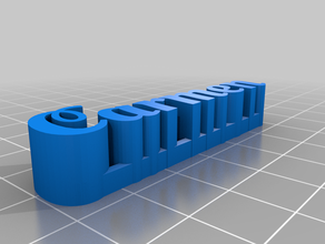 carmen letras esculturas personalizado 3d print model - Mito3D