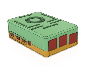 raspberry pi 4b case beta not tested computer easy print fusion 360 4 strong 3d print model - Mito3D