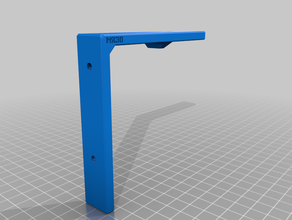 shelf bracket 100mm organization mount support 3d print model - Mito3D