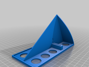 robust phone stand mobile 3d print model - Mito3D