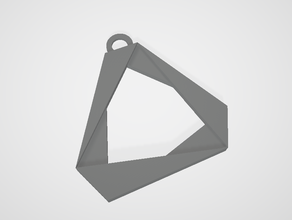 triangle trinket logo trinkets 3d print model - Mito3D