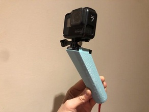 gopro handle camera mount 3d print model - Mito3D