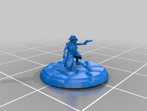 goblin gunslinger hobby dnd miniature pathfinder mini rpg 3d print model - Mito3D