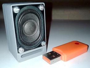 caja bafle hoparlör ses altavoz altoparlante bocina caj n bilgisayar hoparlörü kasa ev parlante reciclado reciclaje reciclar geri dönüşüm kutusu standı stereo 3d print model - Mito3D