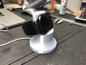 new apple watch stand 44mm series 5 3d printing dock 3d print model - Mito3D