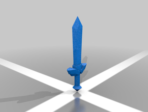 sword zelda link's awakening switch video games 3d print model - Mito3D