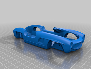 mercedes Auto-chassis 3d-drucken Auto - chassis medel rc-car skalieren 3d print model - Mito3D