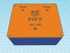 pifx - raspberry pi fx pedal la música efectos de guitarra los 3d print model - Mito3D