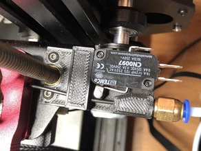 ender 3 -filamento de excentricidade sensor pfte tubo conector pronto Impressora 3d peças creality ender3 filamento sens fillament a do 3d print model - Mito3D