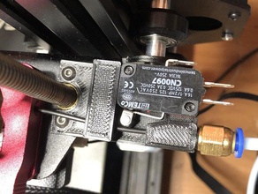 ender 3 -filamento de descentramiento del sensor neumático conector listo Impresora 3d las piezas creality ender3 filamento sens el 3d print model - Mito3D