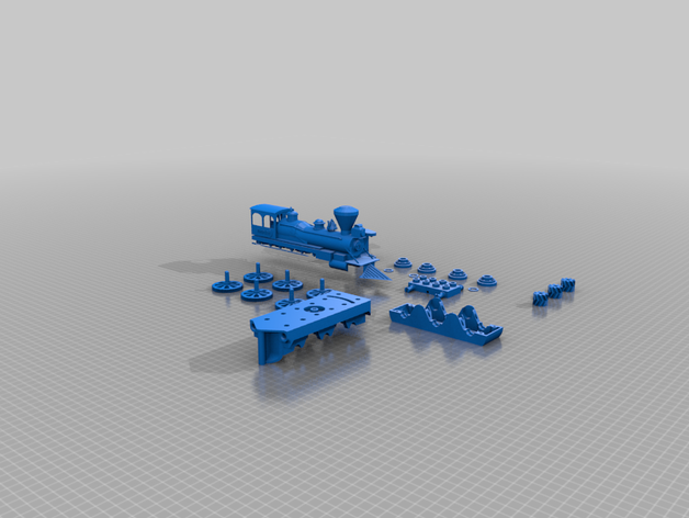 empire steam train duplo 3d printing 3D print model - Mito3D