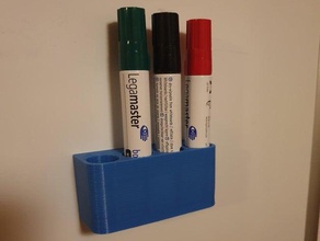 magnetic whiteboard marker holder office magnet 3d print model - Mito3D