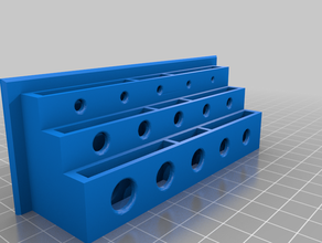 drill-bit stand tool holders & boxes tools holder 3d print model - Mito3D