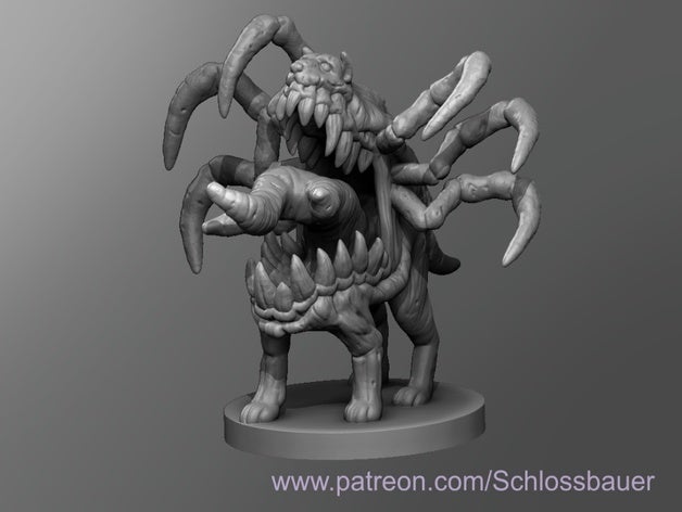 devouring hound toys & games dnd dungeons dragons tabletop 3D print model - Mito3D