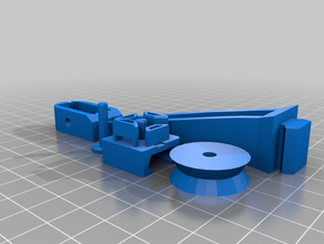 filament rouleau d'alimentation guide d'ender 3 L'impression 3d 3d print model - Mito3D