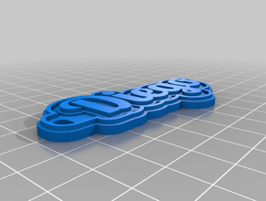 llavero diego llaveros personalizado 3d print model - Mito3D