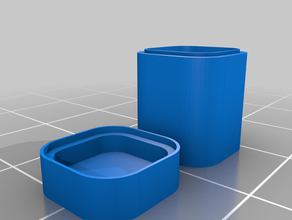 laura's cotton ball box organization customized 3d print model - Mito3D