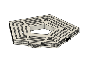 le pentagone sculptures washington, dc 3d print model - Mito3D