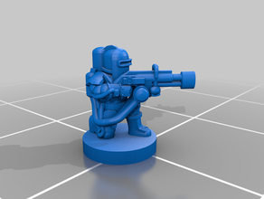 solar trooper bbq experts toys & games 6mm epic epic30k epic40k scale 3d print model - Mito3D
