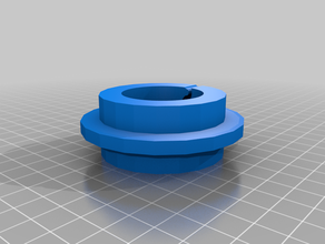 moyen-combiné-bobine-portant L'impression 3d roulement à filament portant la bobine tube de pvc palier rotor 3d print model - Mito3D
