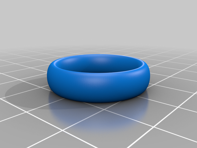 customizable ring rings 3D print model - Mito3D