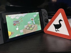 untitled goose game signs & logos house 3d print model - Mito3D