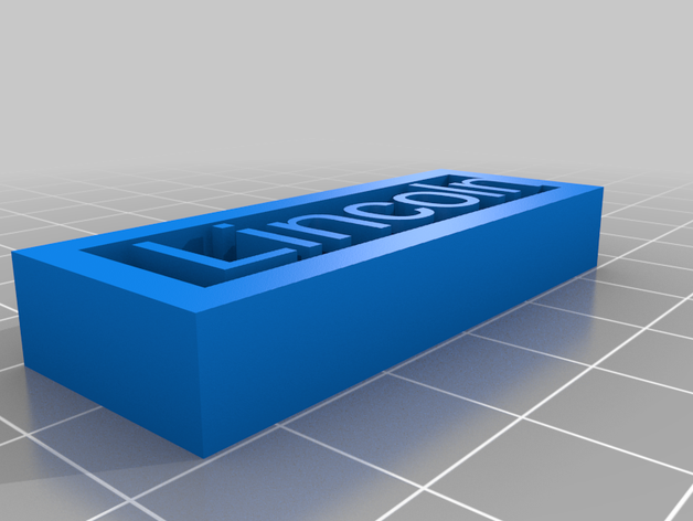 mi nombre personalizado etiqueta personalizador decoración 3D print model - Mito3D