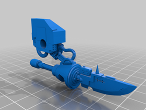 caballeros grises dreadnought doomglaive wip hobby 3d print model - Mito3D