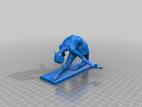 ghoul gymnast toy & game accessories dnd miniature 3d print model - Mito3D