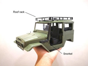 wpl c34 roof rack & accessories r c vehicles c14 crawler 3d print model - Mito3D