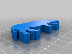 rhino meeple token di giochi da tavolo giocattolo & accessori gioco 3d print model - Mito3D