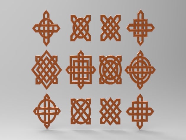 celtic art cnc remixes jewelry 3D print model - Mito3D