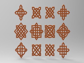 dell'arte celtica cnc remix gioielli 3d print model - Mito3D