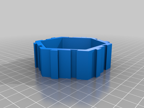 peine de miel modular visualización piezas La impresión en 3d 3d print model - Mito3D